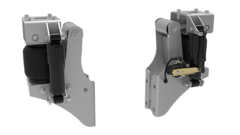 Front view of 2262 C000 cab suspension