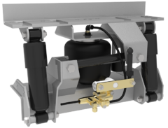 Front view of 2385 0000 cab suspension