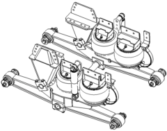 Drawing of Air Link Chassis Suspension