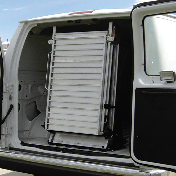 LT30 Ramp folded in vehicle