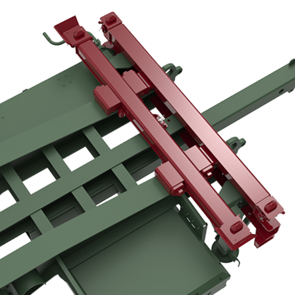 A rendering of the MSVS trailer featuring engineered vertical rolling bolsters