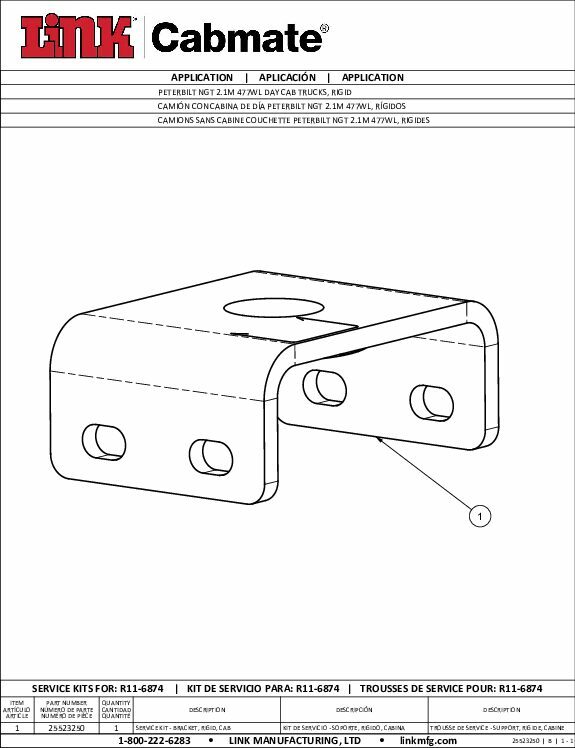Peterbilt 589 document image - page 1