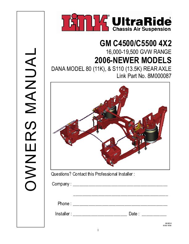C4500 & C5000 4x2 document image - page 1