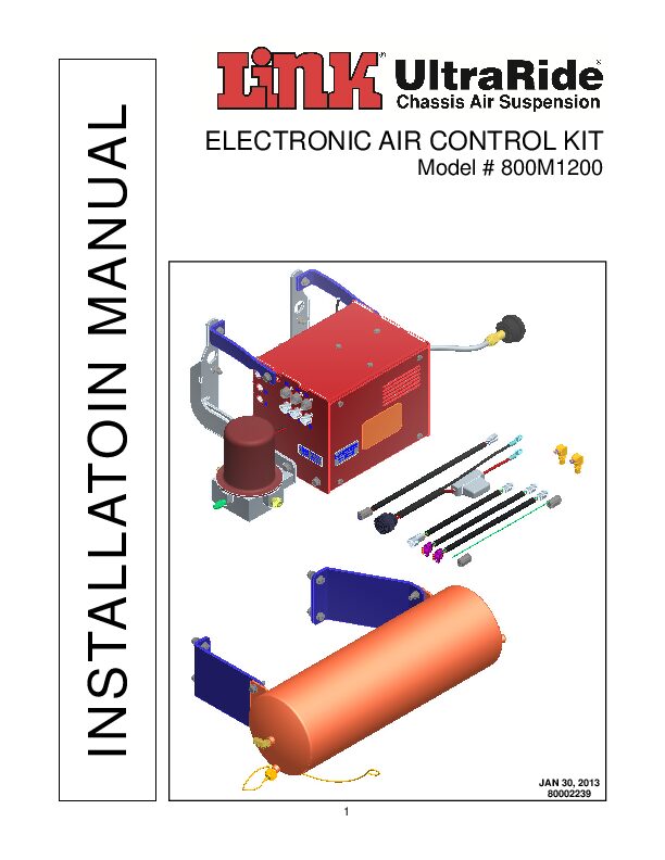 Electric Air Kit Parts document image - page 1