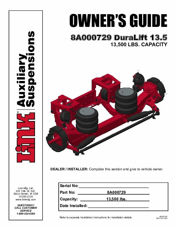 13.5K DuraLift document image - page 1