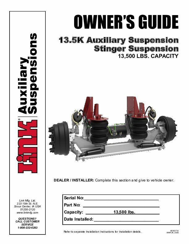 13.5K Stringer document image - page 1