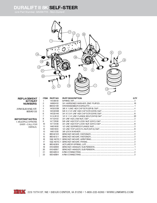 8K DuraLift II document image - page 1