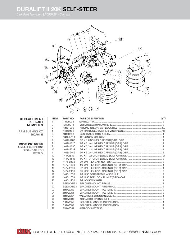 20K DuraLift II document image - page 1