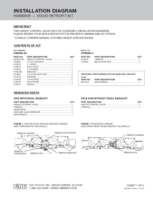 H00600 - Volvo HCV document image - page 1