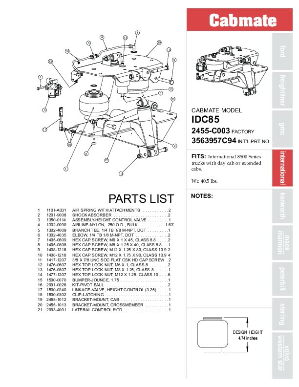 IDC85 document image - page 1