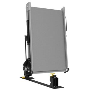 A rendering of the Link Swivel Ramp swiveled at at 90 degree angle